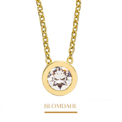Grand Bezel Crystal 8mm Necklace