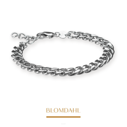 Bransoletka Great Curb Link 18-22 cm