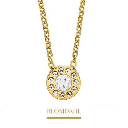 Brilliance Halo Crystal Necklace 8 mm