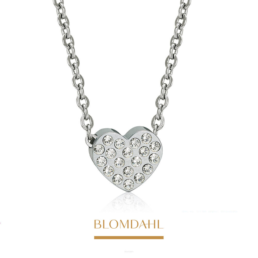 Brilliance Heart Crystal Necklace 8 mm