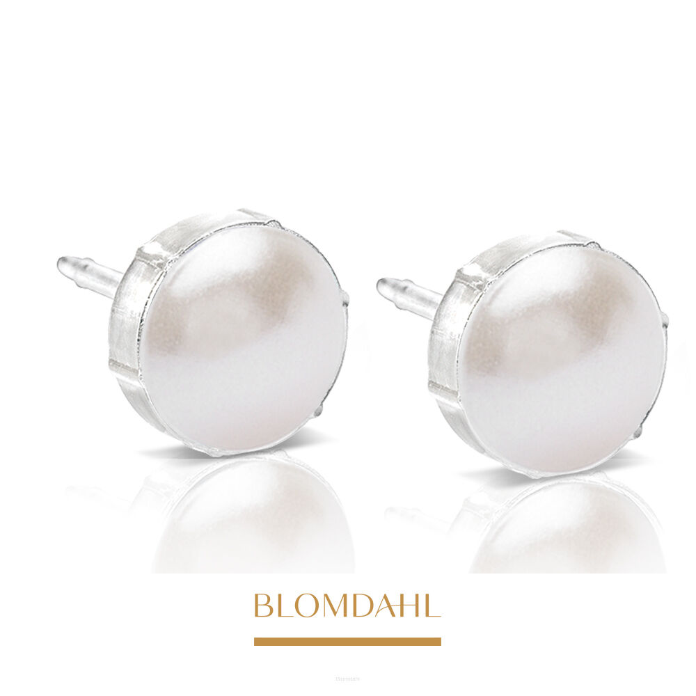 Кулони гіпоалергенні Pearl White 6 мм