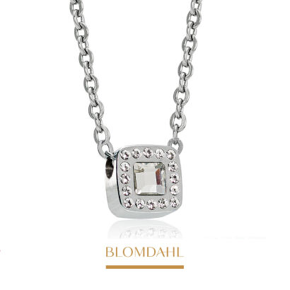 Brilliance Cushion Crystal Necklace 8 mm
