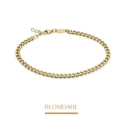 Bransoletka Curb Link 18-22 cm