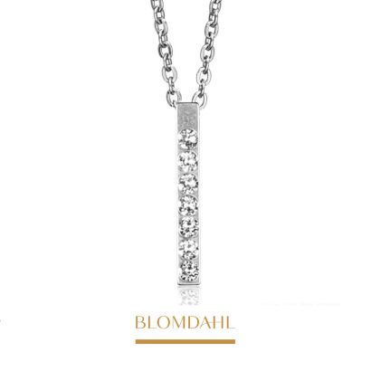 Brilliance Straight Crystal Necklace 20 mm