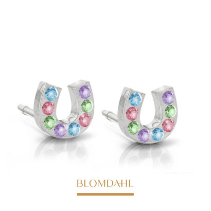 Hypoallergenic Brilliance Horseshoe Light Fantasy 7 mm Earrings