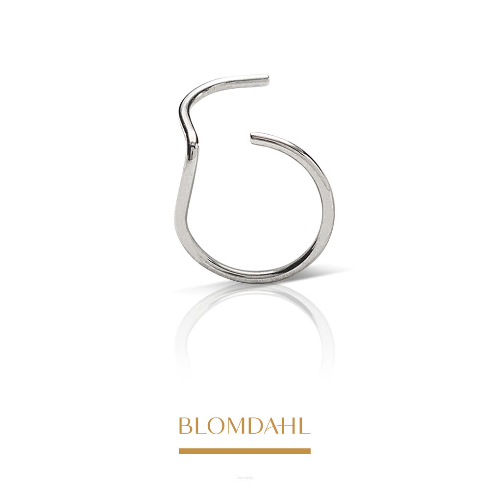 Hypoallergenic Nose Ring 10 mm - LEFT