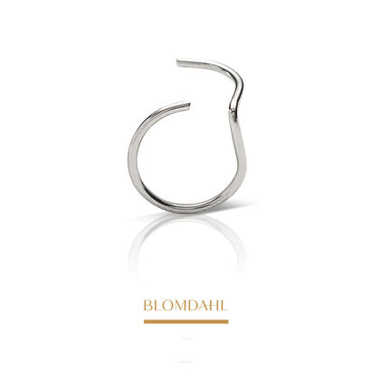 Hypoallergenic Nose Ring 10 mm - LEFT