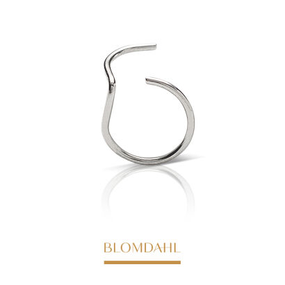 Hypoallergenic Nose Ring 10 mm - LEFT