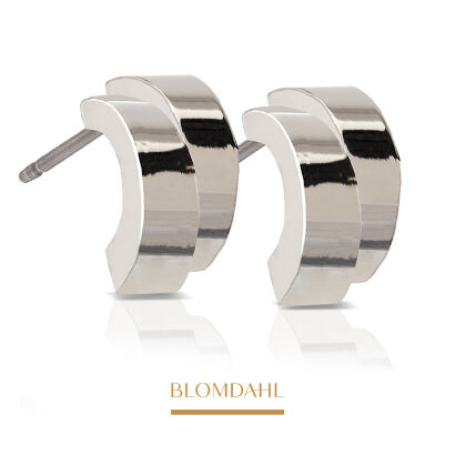 Kolczyki hipoalergiczne Pendant Split Curved 10 mm