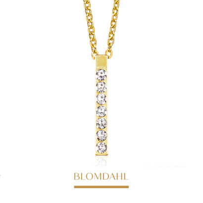 Brilliance Straight Crystal Necklace 20 mm