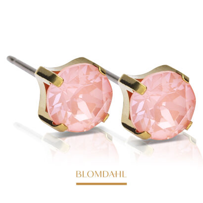 Hypoallergenic Tiffany Coral 7 mm Earrings