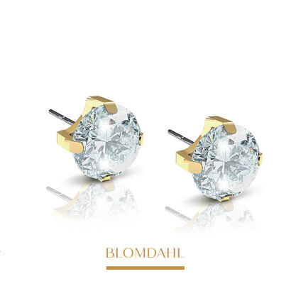 Hypoallergenic Tiffany CZ White 5 mm Earrings