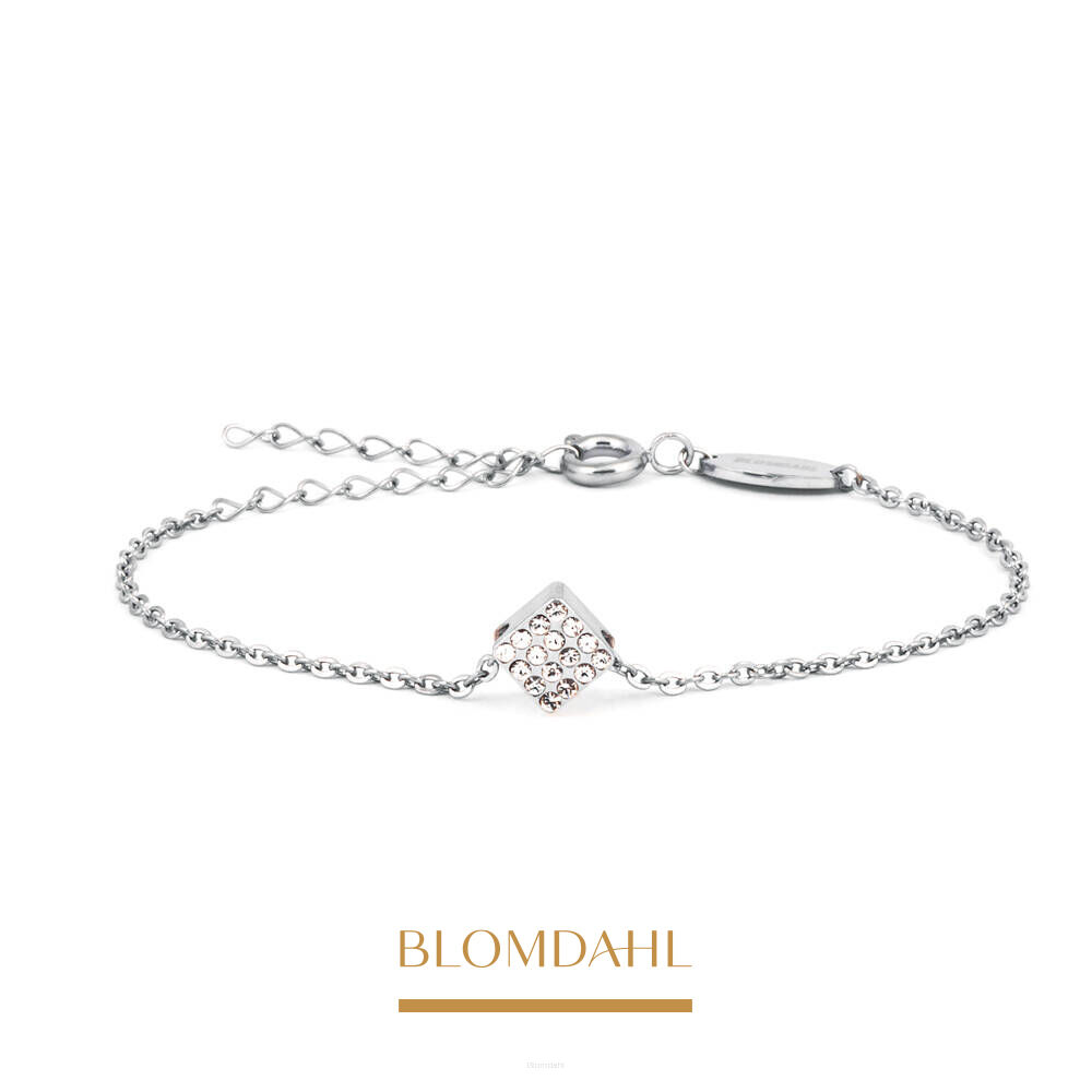 Brilliance Square Crystal 8 mm Bracelet