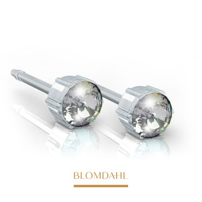 Hypoallergenic Crystal 4 mm Earrings