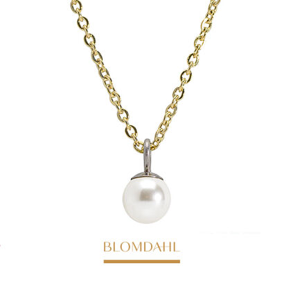 Pearl White Necklace 6 mm