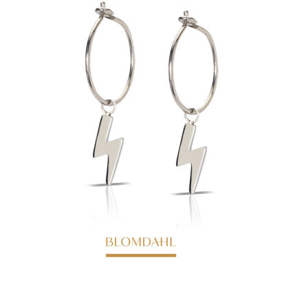 Hypoallergenic Pendant Earrings Flash 11 mm