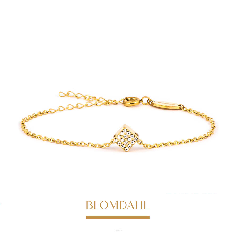 Brilliance Square Crystal 8 mm Bracelet