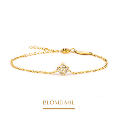 Brilliance Square Crystal 8 mm Bracelet