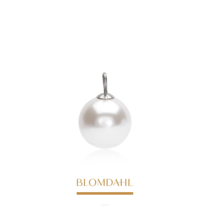 Wisiorek Pearl White 12 mm