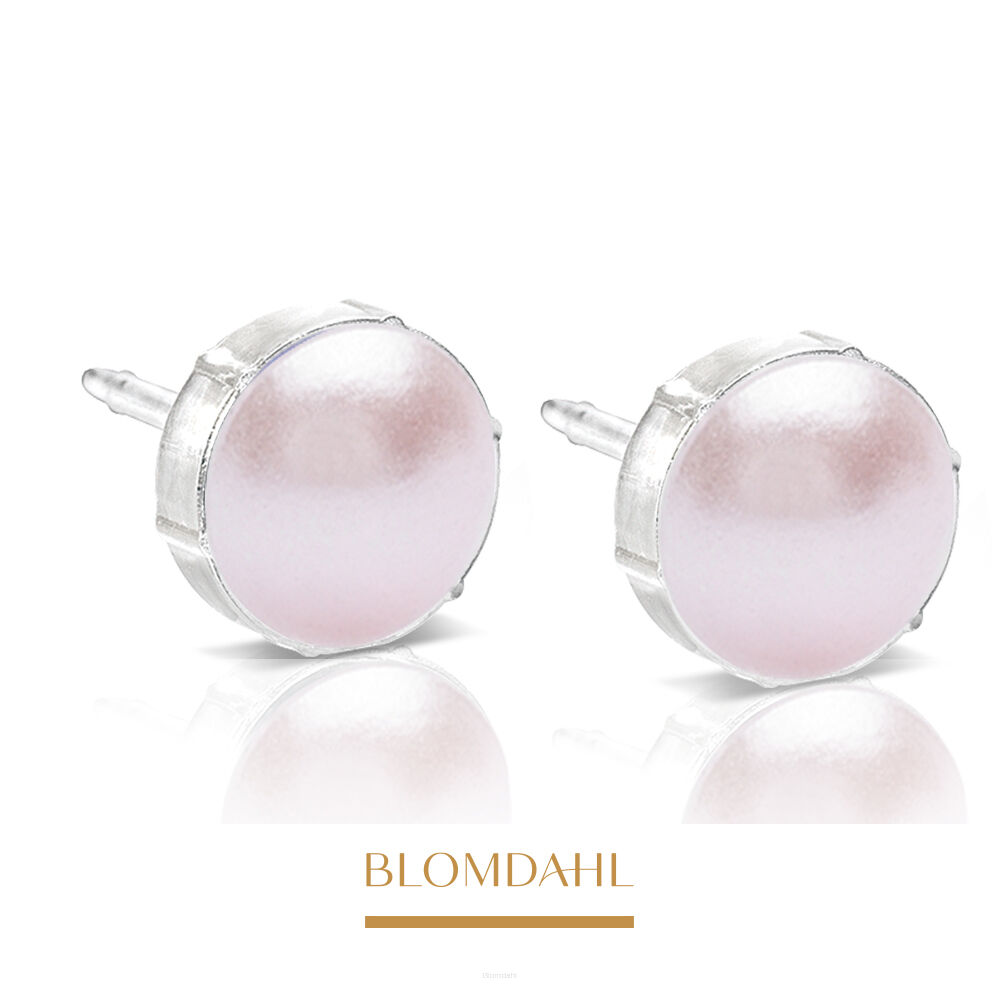 Кулони гіпоалергенні Pearl Light Rose 6 мм