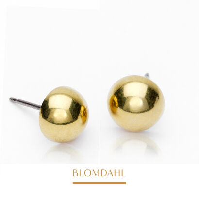 Hypoallergenic Half Ball Earrings 8 mm