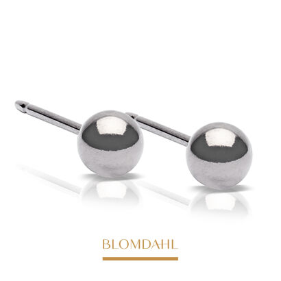 Hypoallergenic Ball Earrings 4 mm