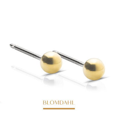 Hypoallergenic Ball Earrings 3 mm
