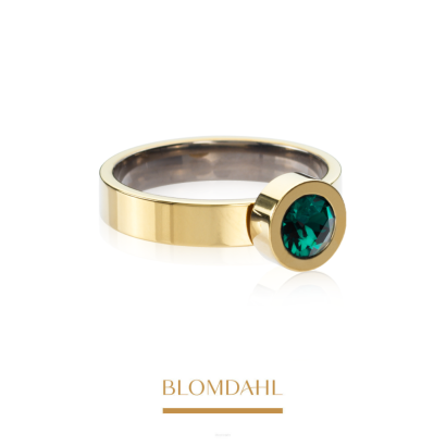 Pierścionek Grand Bezel Emerald