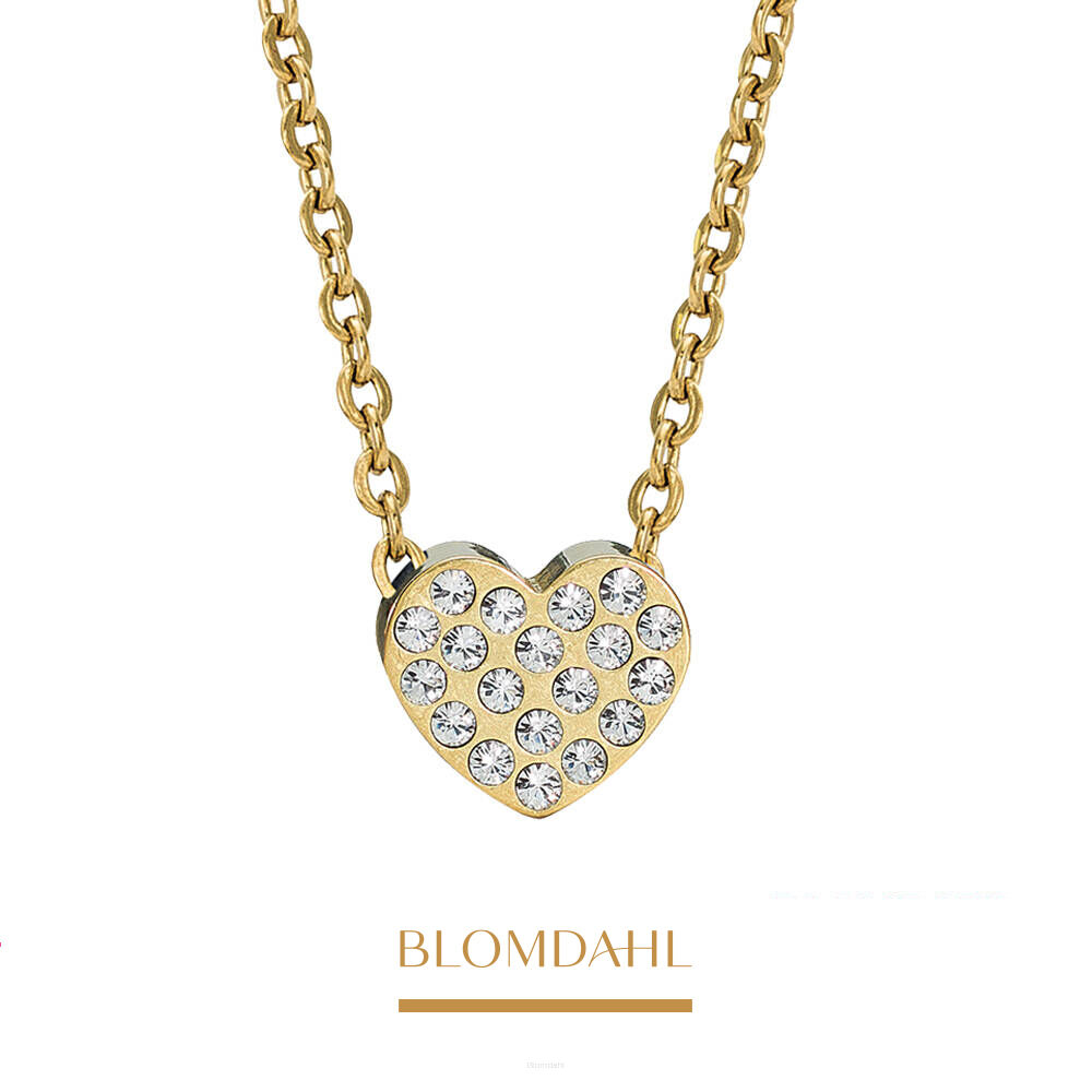 Brilliance Heart Crystal Necklace 8 mm