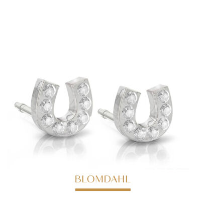 Колечки гіпоалергенні Brilliance Horseshoe Crystal 7 мм