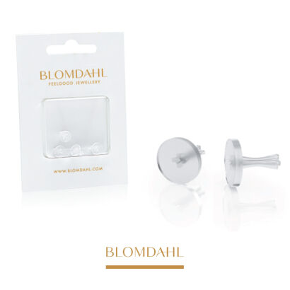 Plastic Earring Stoppers (4 pieces in blister pack)