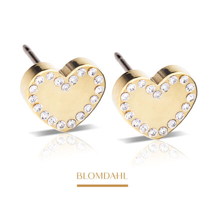 Hypoallergenic Brilliance Sweetheart 8 mm Earrings