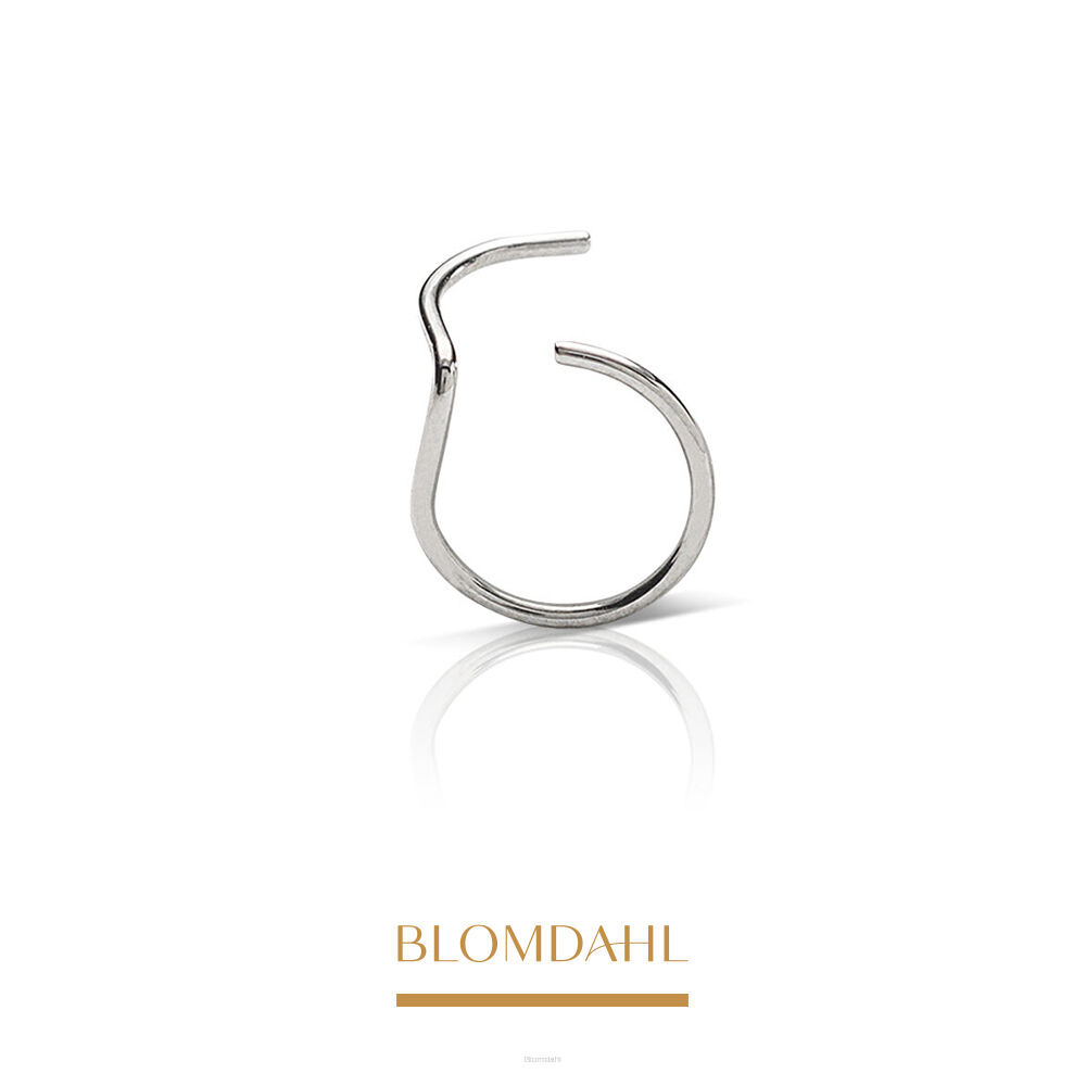 Nose Ring 8 mm - Left Nose Piercing