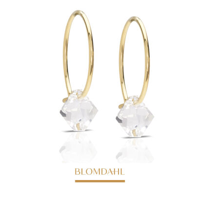 Hypoallergenic Bicone Crystal 6 mm Earrings