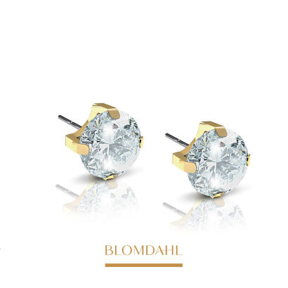 Hypoallergenic Tiffany Cz White 4 mm Earrings
