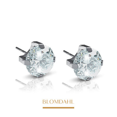 Hypoallergenic Tiffany CZ White 4mm Earrings