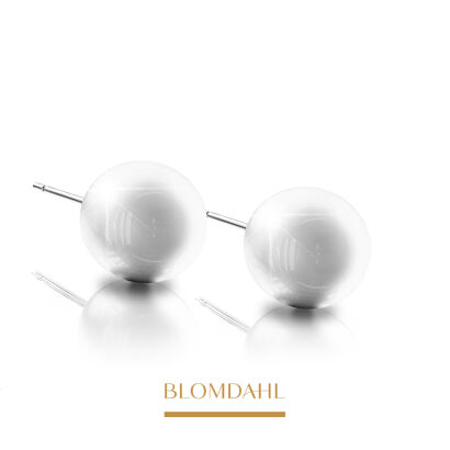 Hypoallergenic Pearl White 6 mm Earrings