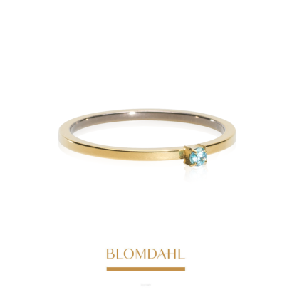 Pierścionek Tiffany Tiny Aquamarine