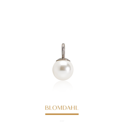 Wisiorek Pearl White 6 mm